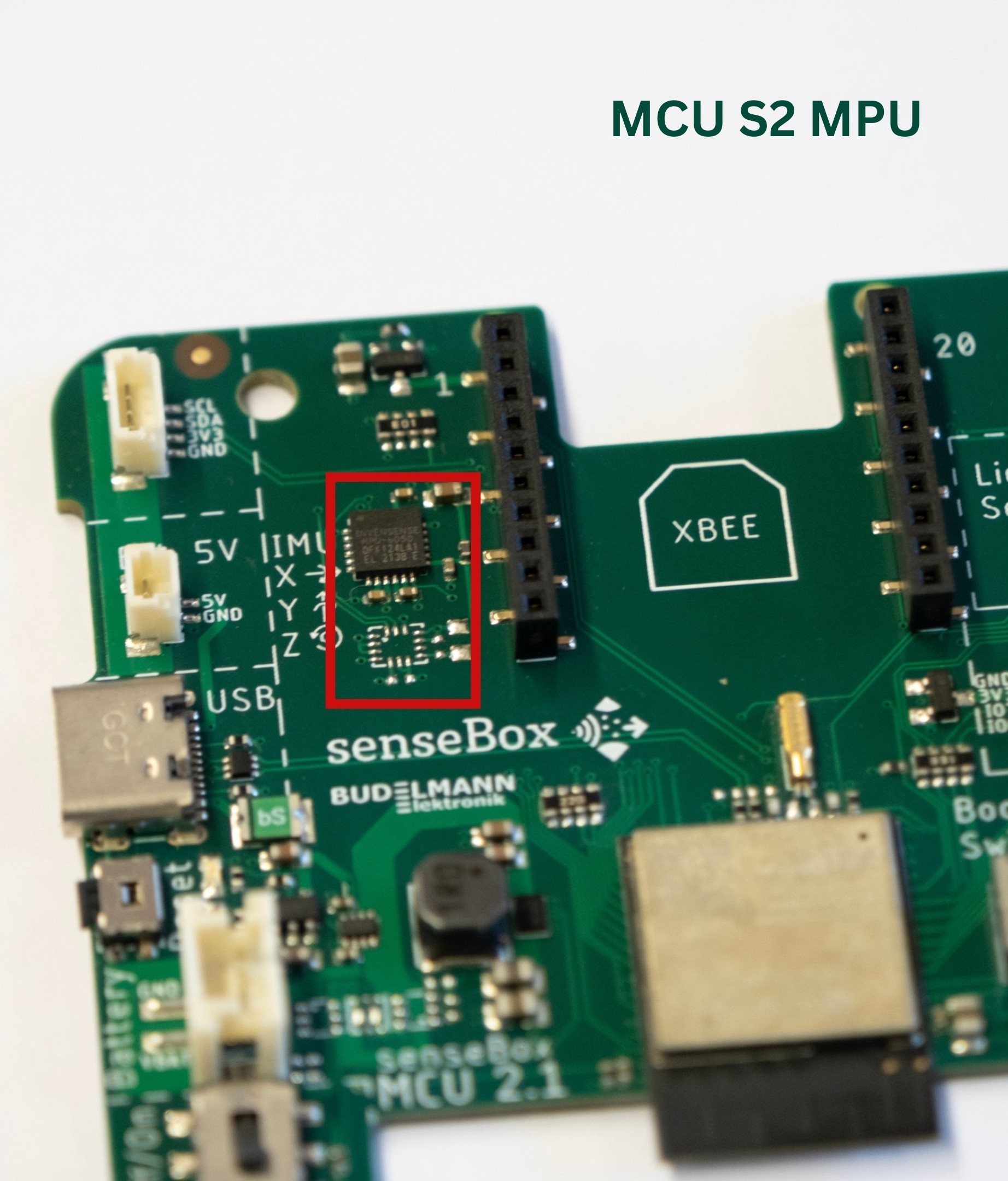 MCU S2 mit verbautem MPU6050
